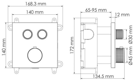 термостат для ванны wasserkraft dinkel 5848 thermo