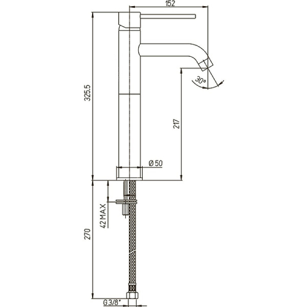 смеситель для раковины paini cox 78pj211ll цвет золото