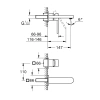 смеситель для раковины без донного клапана grohe plus 29303dc3