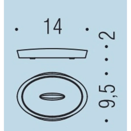 мыльница colombo design plus w4940.nm