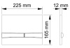 инсталляция berges novum 040250 для унитаза с белой клавишей смыва