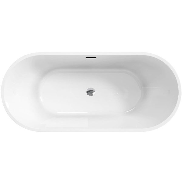 ванна акриловая отдельностоящая belbagno uno bb701-1500-730-k