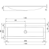 раковина ravak clear 100 xjj01110000 белая