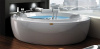 акриловая ванна jacuzzi nova 9f43-554a 160x160 см, с гидромассажем