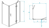 душевой уголок rgw passage pa-77-1b r 120x90 410877129-084r профиль черный стекло прозрачное