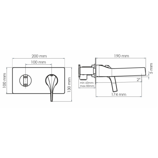 смеситель для раковины wasserkraft sauer 7130 цвет золото