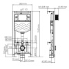 монтажный элемент для подвесного унитаза wasserkraft aller 10 10tlt.010.me.mg01 цвет золото матовое