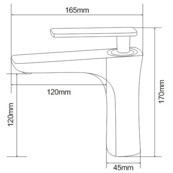 смеситель для раковины nt bagno tirso nt7801