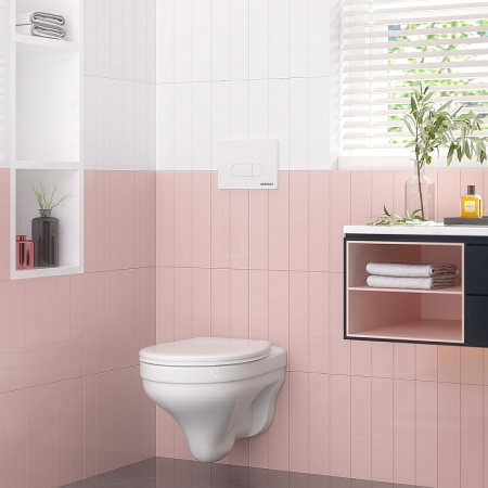 клавиша смыва berges novum d4 040034 soft touch белая