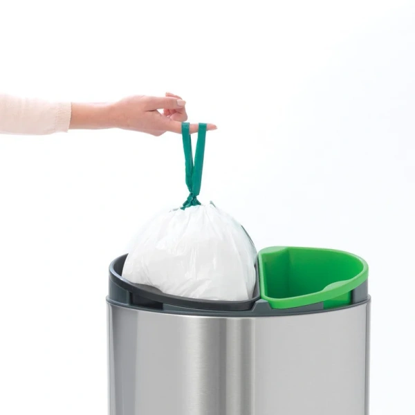 Мусорное ведро Brabantia Touch Bin New 100680 двухсекционное