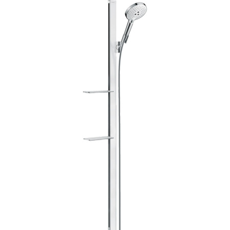 Душевой гарнитур Hansgrohe Raindance Select S 120 3jet EcoSmart 27647400 цвет хром/белый