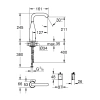 инфракрасная электроника для раковины со смешиванием grohe essence e 36445gl0