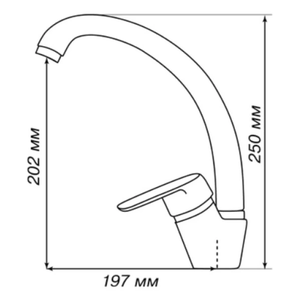 смеситель для кухни aquaton нимо 1ax002fcxx240 жемчуг