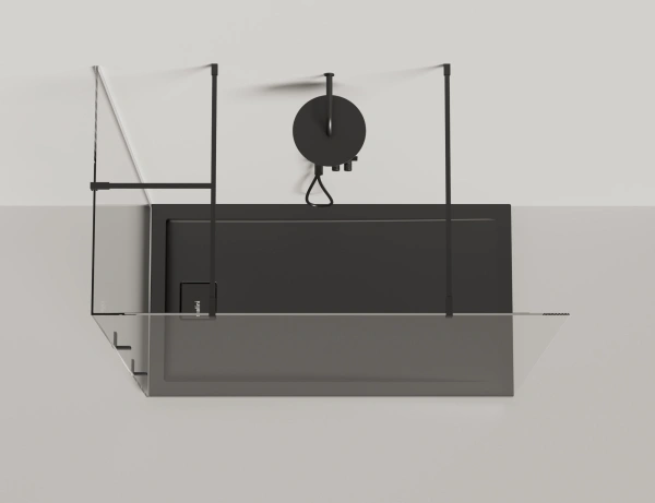 душевой поддон из искусственного камня salini capri 120211m