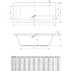 акриловая ванна 180x90 cezares plane plane-180-90-49-w37