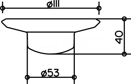 мыльница хрустальная без держателя keuco city.2 02355 009000