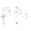 смеситель для раковины bravat eco f1111147c