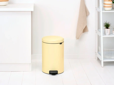 мусорное ведро brabantia newicon 233821 20 л, ванильно-желтое