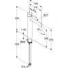 смеситель для раковины без донного клапана kludi bozz 382865376