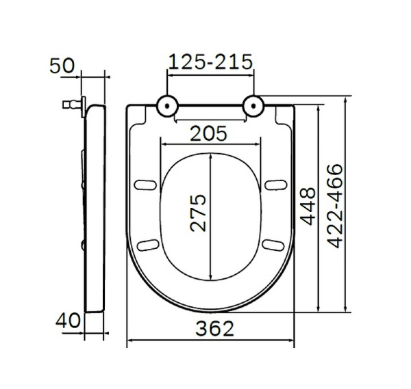 сиденье для унитаза am.pm spirit v2.0 c707855wh белое с микролифтом