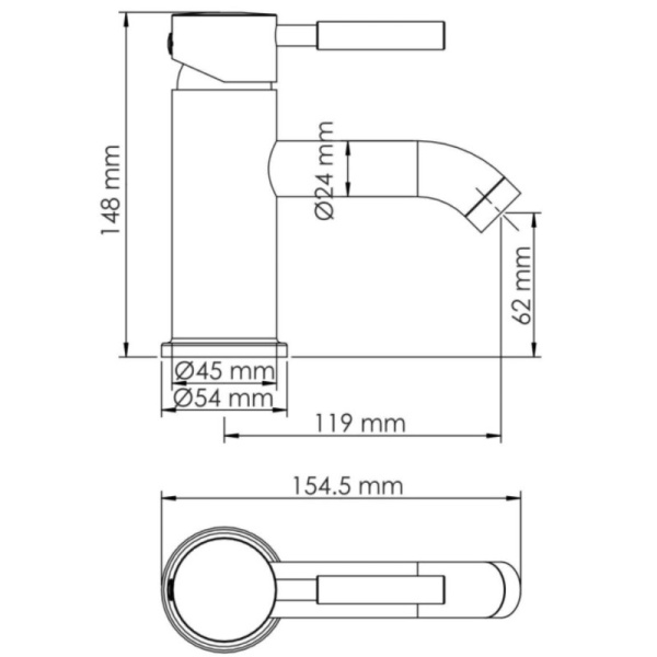 смеситель для раковины wasserkraft gollach 3305