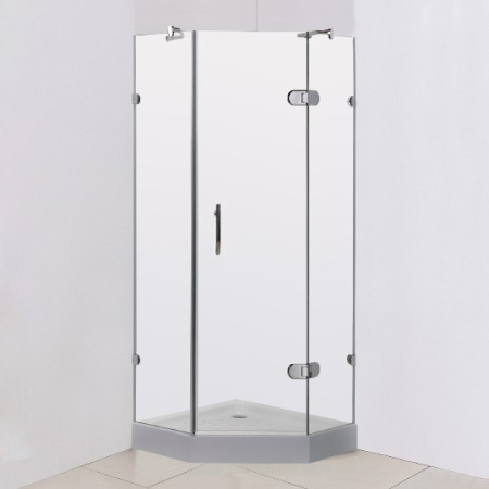 душевой уголок timo by 80×80 by-83980c профиль хром, стекло прозрачное