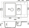 мойка кухонная omoikiri daisen 78-2t-pl платина