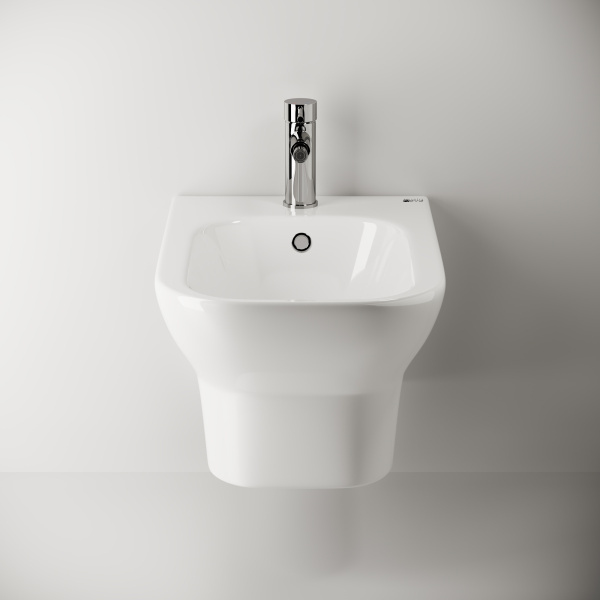 биде ceramicanova enjoy cn1105e подвесное, белое