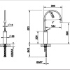 смеситель gessi goccia 33810#299 для раковины