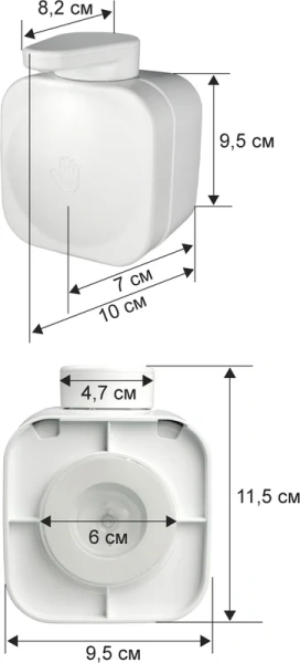 Дозатор для мыла АкваЛиния Easy B6681-15