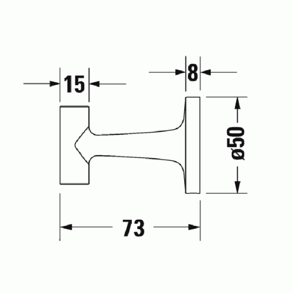 Крючок Duravit Starck T 0099294600