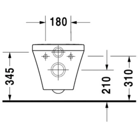 унитаз подвесной безободковый duravit durastyle 45510900a1, с сиденьем микролифт, цвет белый.