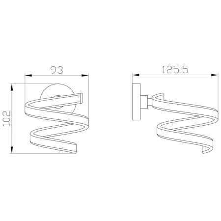 держатель фена wonzon & woghand easy ww-8155 хром