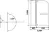 шторка на ванну rgw screens sc-03 110x150 профиль хром стекло прозрачное