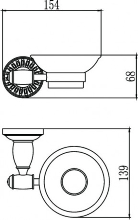 мыльница savol 66h s-006659h