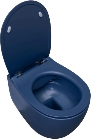 унитаз allen brau fantasy 4.11004.id подвесной, безободковый, без сиденья, 51x36.3 см,индиго