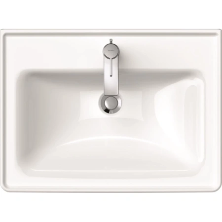 раковина накладная duravit d-neo 65 см, 2367650000, цвет белый