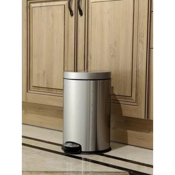 Ведро для мусора WeltWasser Erfie MT 30L педальное 10000000894 Матовый Хром