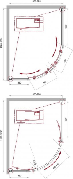душевой уголок belbagno uno-195-rh-2-120/80-c-cr 120х80 профиль хром стекло прозрачное